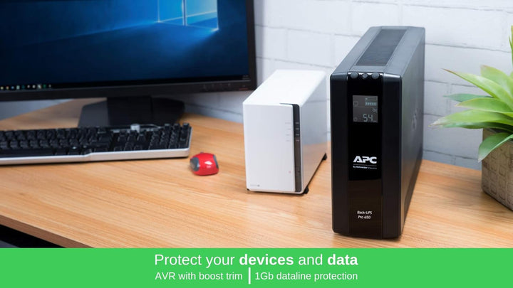 APC by Schneider Electric Back UPS PRO - BR650MI - UPS 650VA Leistung - MI modell (6 IEC Outlets, IE