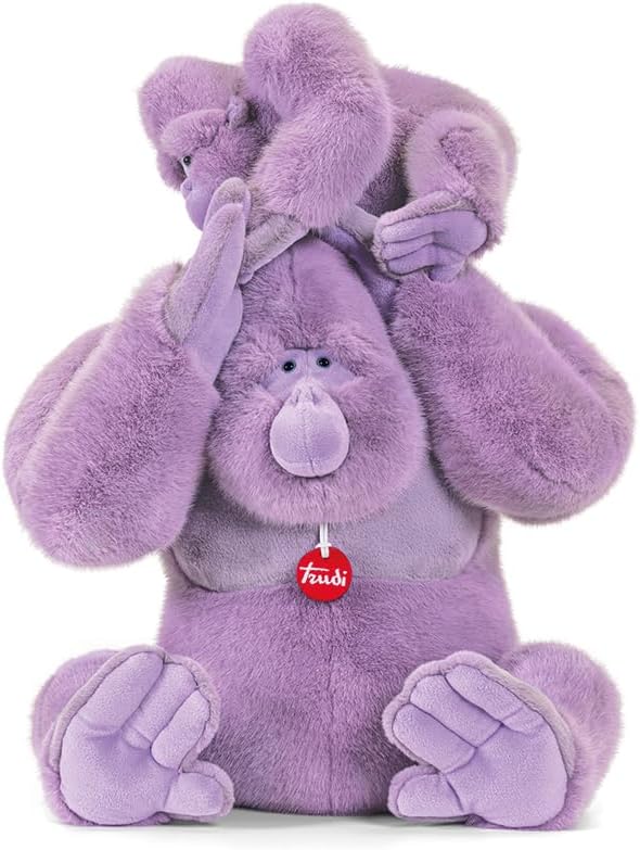 Trudi Gorilla Giorgio Plüsch, Geschenkidee | 48x45x37zm Grösse XXL | Exotische Tiere | Modell 27925