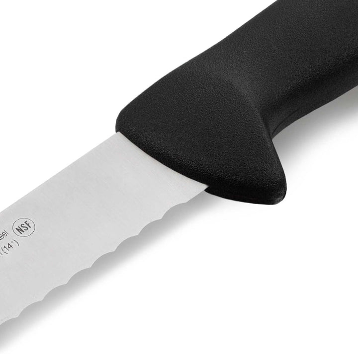 Arcos Kuchenmesser Flexibel 35 cm - Gezahnte Edelstahlklinge NITRUM - Präziser Schnitt - Schwarzer P