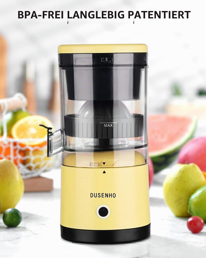Zitronenpresse Elektrisch Organgenpresse Tragbare USB-Aufladung Juicer Entsafter für Orange, Zitrone