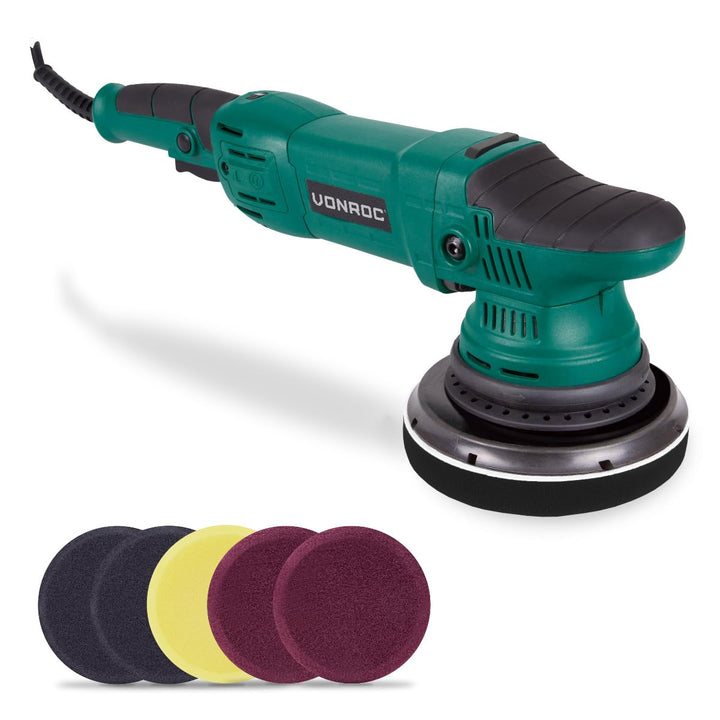 VONROC Exzentrische Poliermaschine Set/Dual Action/Poliermaschinen-Set – Konstant-Elektronik – Soft