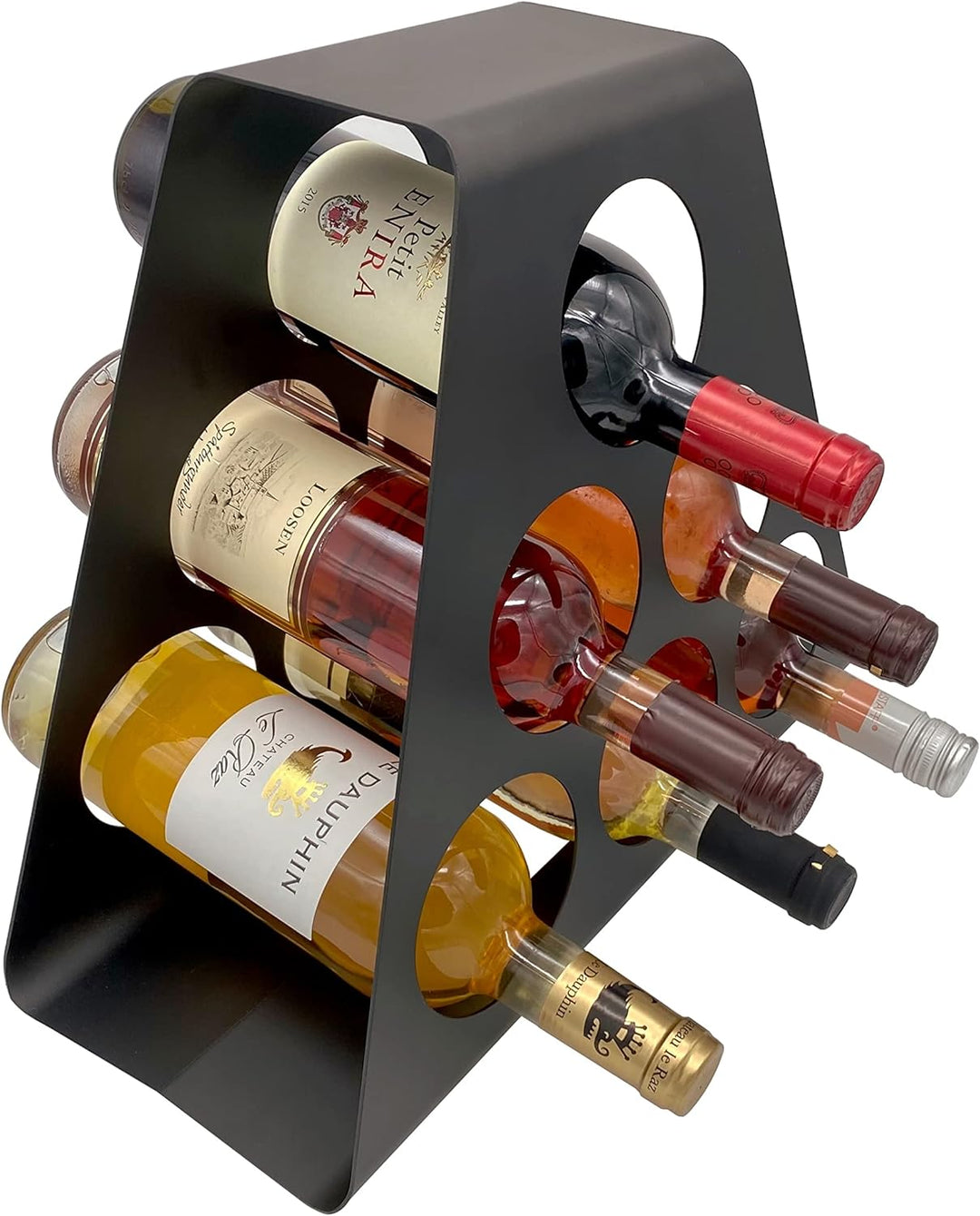 GP Get Productive Weinregal (6er Flaschenhalter) freistehend und modernes Design aus stabilem Metall