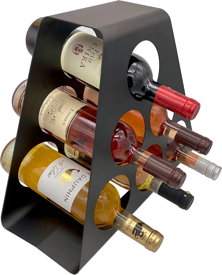 GP Get Productive Weinregal (6er Flaschenhalter) freistehend und modernes Design aus stabilem Metall