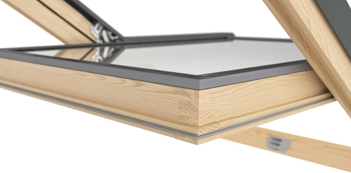 VKR Gruppe Dachfenster 55 x 78 cm aus Holz hergestellt von RoofLITE+ (VKR Gruppe) | Fenster mit 2-fa