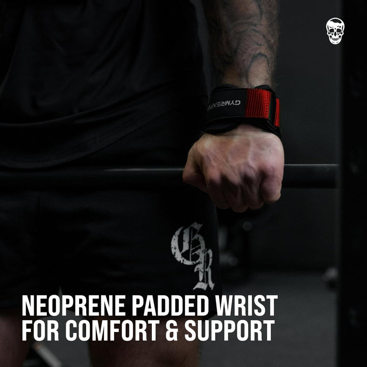 Gewichthebergriffe (Paar) für schweres Powerlifting, Kreuzheben, Rudern, Klimmzüge, mit Neopren-gepo