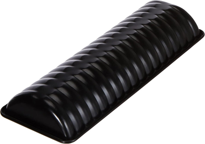 IBILI 822530 Kuchenform Moka halbrund, Stahl, schwarz, 30 x 5.5 x 12 cm (Packung mit 2) Schwarz 30 x