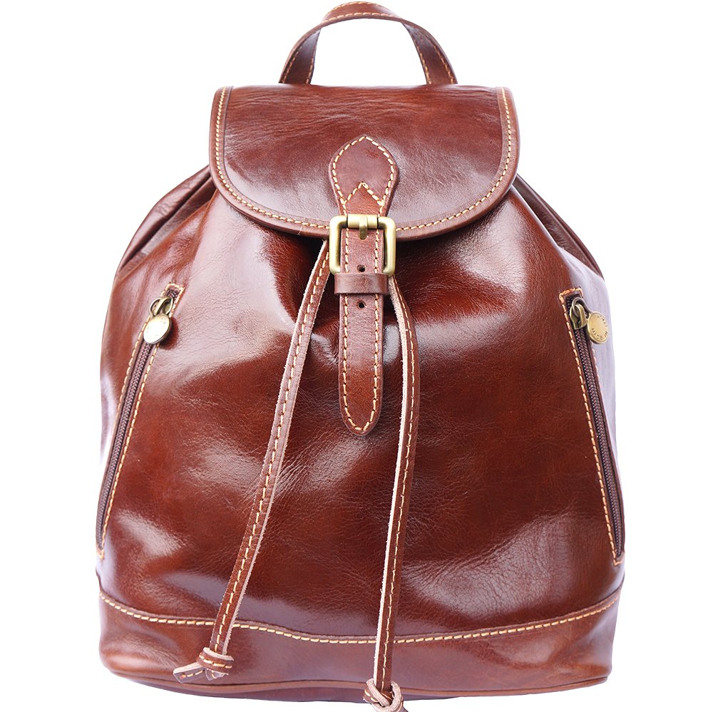 Leder Rucksack 6560 (Braun)