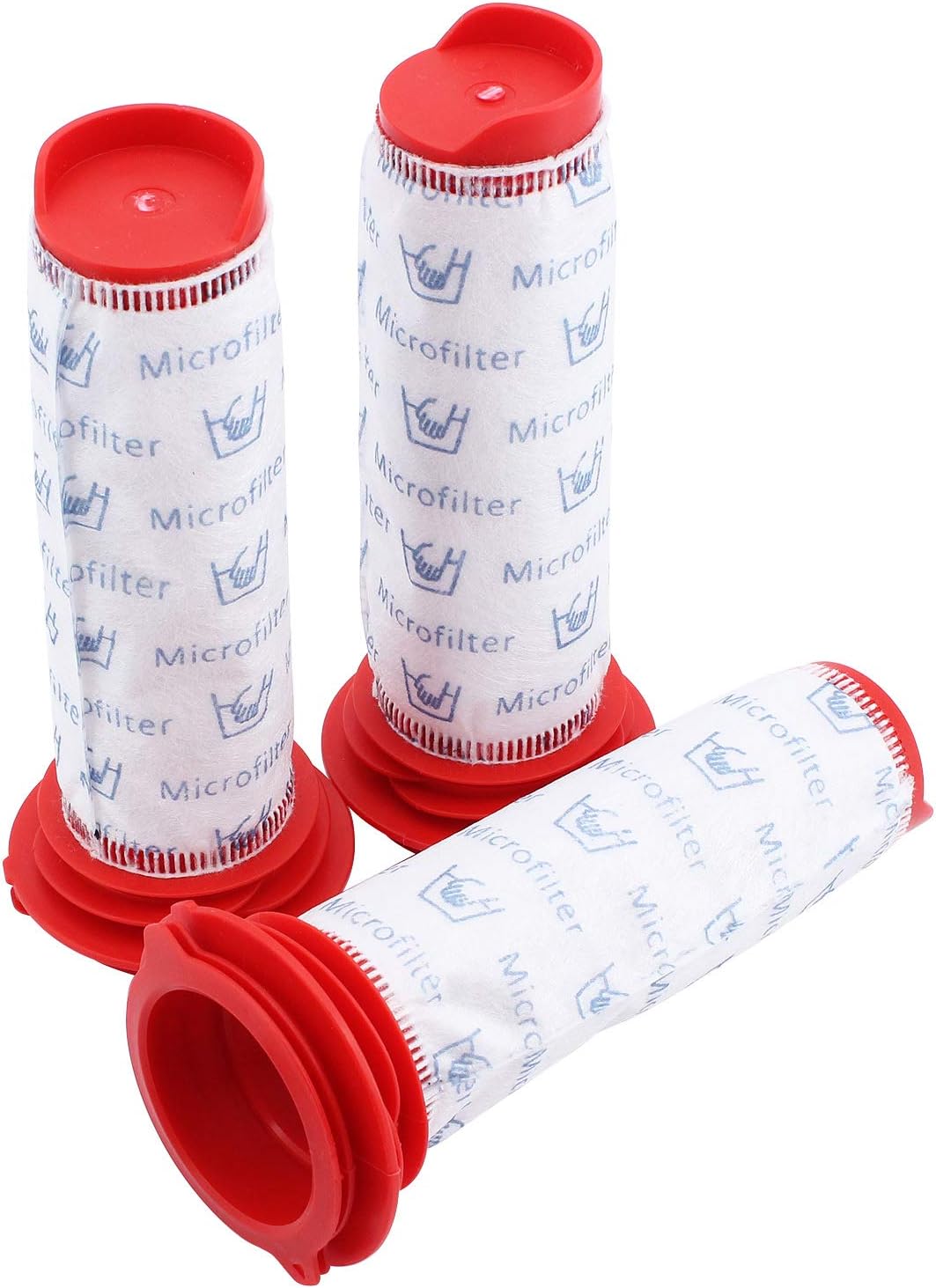 3 Stück Stick Filter und 3 Stück Schaumstoff Filter für Bosch BCH6ZOOO Zoo’o ProAnimal und Bosch Ath
