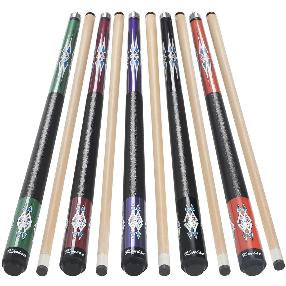 Kmise Billard-Stick-Set, 147 cm, Billard-Queue-Stick, Snooker-Spiel, Billard-Sticks für Männer, prof