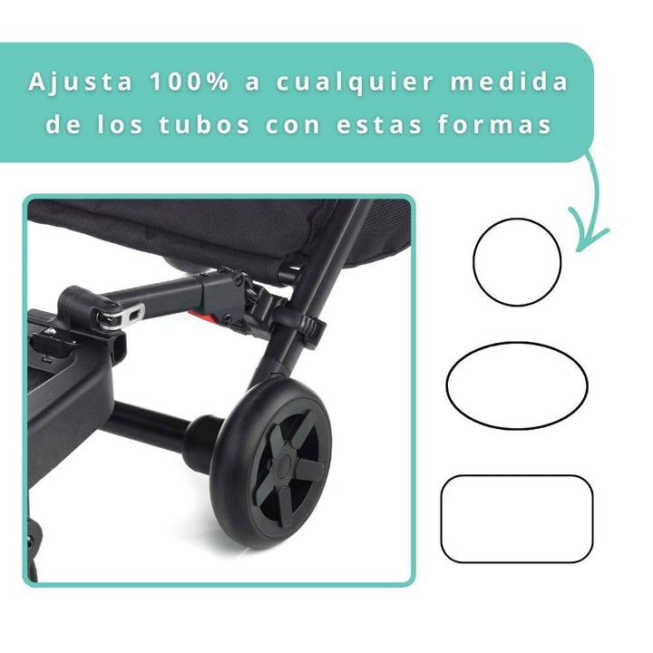 Jané Go Up Surfer, universale Kinderwagen-Plattform, bis 20 kg, einfache Montage, klappbar, rutschfe