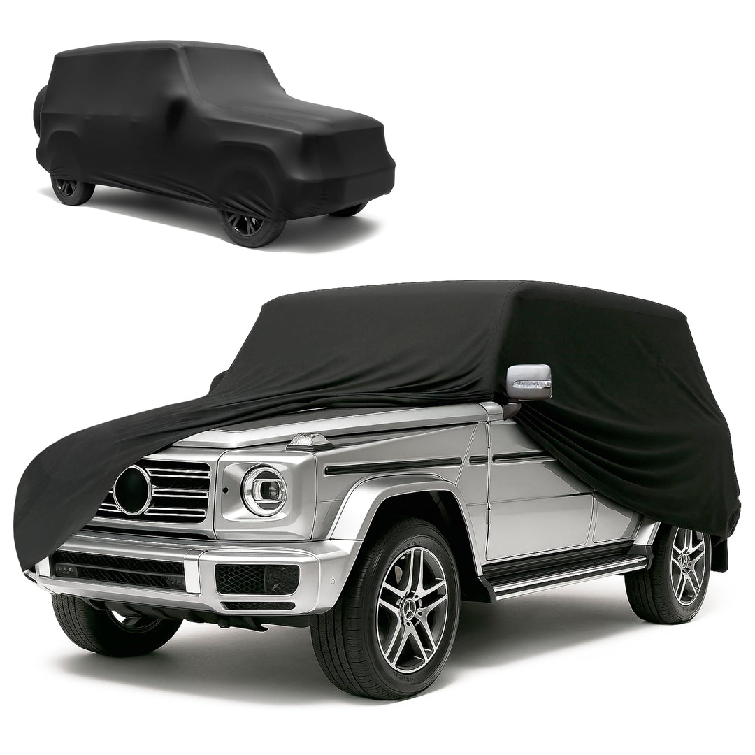 Walser Abdeckung Auto Indoor Stretch Basic, Autoabdeckung Winter, staubdichte Autogarage Abdeckung,