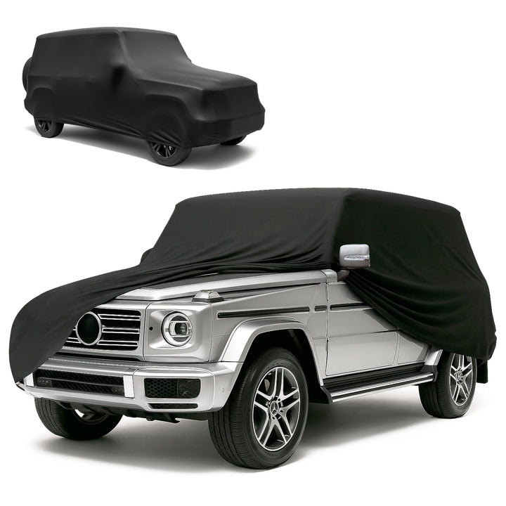 Walser Abdeckung Auto Indoor Stretch Basic, Autoabdeckung Winter, staubdichte Autogarage Abdeckung,