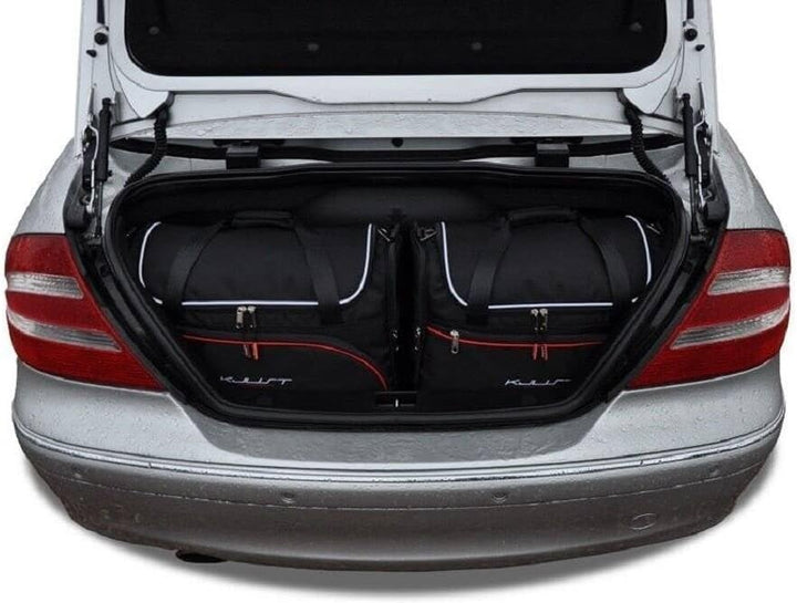 KJUST Reisetaschen 4 STK kompatibel mit Mercedes-Benz CLK Cabrio W209 2002-2010