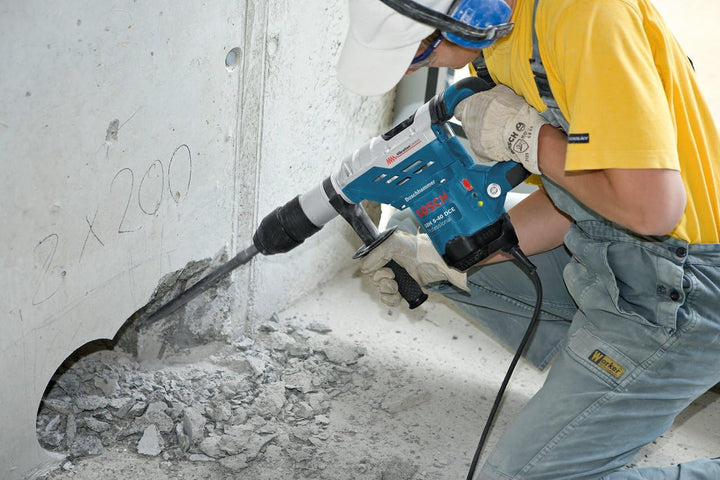 Bosch Professional Bohrhammer GBH 5-40 DCE (8,8 J Schlagenergie, im Handwerkerkoffer) + 4tlg. Meisse