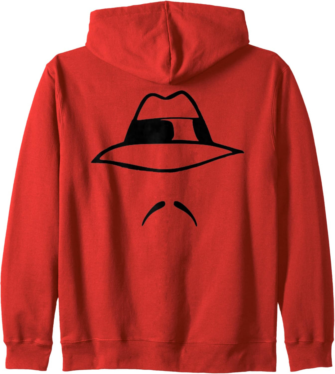 Herren Lowrider Mütze & Schnurrbart Chicano Cholo Latino Low Rider Kapuzenjacke