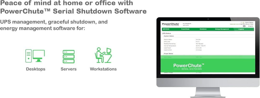 APC Back UPS BX – BX950MI-GR - unterbrechungsfreie Stromversorgung 950 VA mit Schuko Ausgängen, Batt