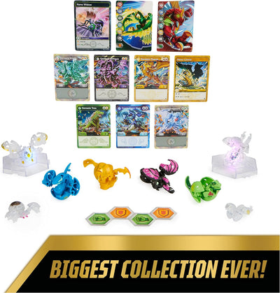 BAKUGAN 'Evolutions' Genesis Collection 8er Pack, inkl. 2 leuchtenden Bällen mit integrierten LEDs