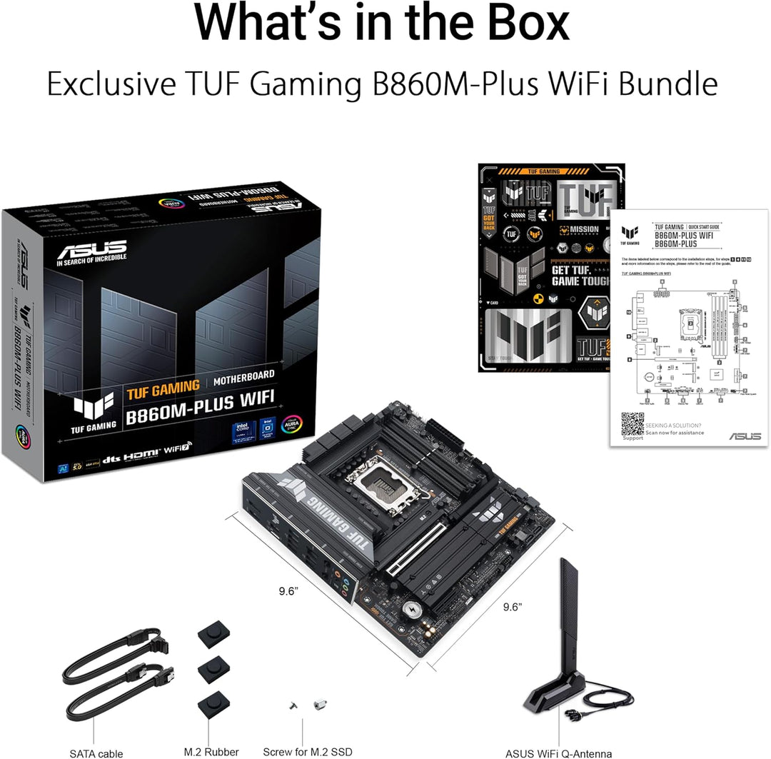 ASUS TUF Gaming B660M-PLUS WiFi Mainboard Sockel Intel LGA 1700 (Intel B660, mATX, DDR5 Speicher, Du