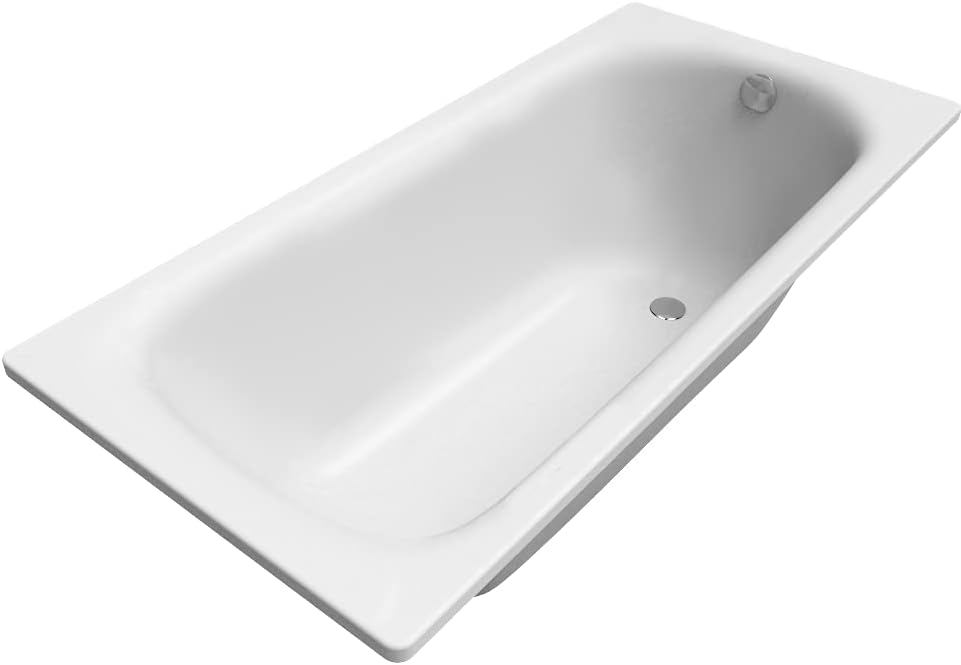 Kaldewei Badewanne Saniform Plus Modell 375-1 180 x 80 x 42 cm, alpinweiss mit Perl-Effekt