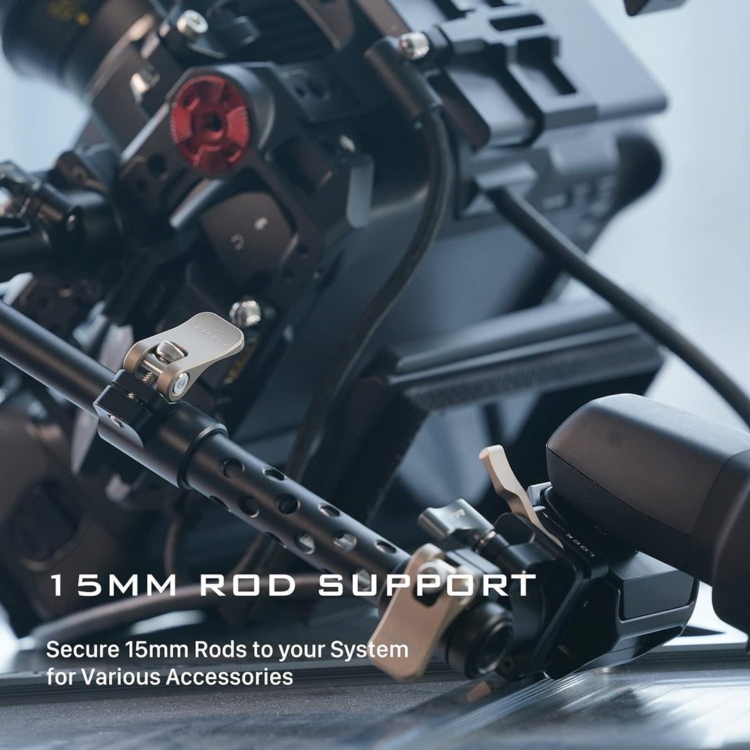 Tilta 15 mm Rutenhalter kompatibel mit BMPCC 6K Pro – Schwarz TA-T11-RH-B, Schwarz