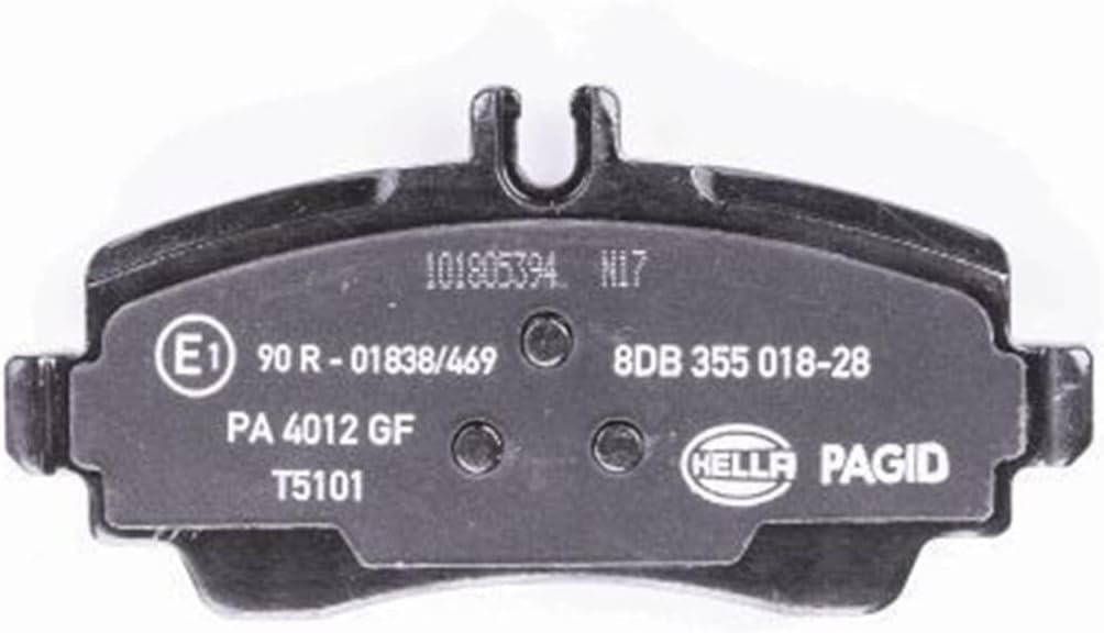 HELLA PAGID 8DB 355 018-281 Bremsbelagsatz - T5101 - Dicke/Stärke: 16.5mm - Bremssystem: Lucas - für