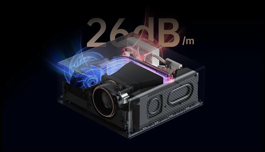 Proyector Portátil Wanbo X5 Pro, 1100 Lumen, Full-HD, HDMI, WiFi, Azul Oscuro