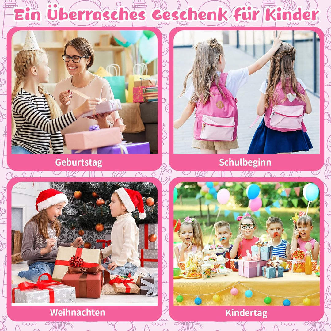 Charmofun Malroboter für Kinder, Zeichenroboter Kinder mit Stift &amp; 100 Karten, Drawing Robot zur Frü