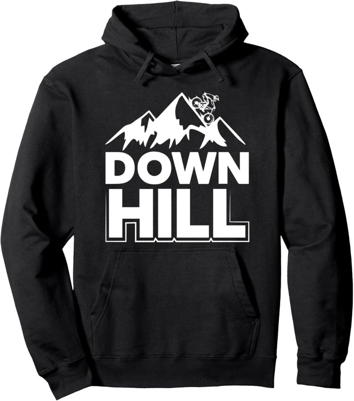 Downhill Motiv | MTB Mountainbike Schriftzug Pullover Hoodie