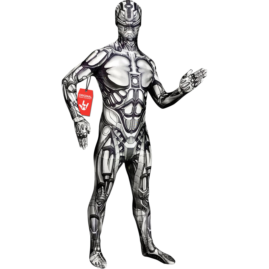 Morphsuits Roboter Kostüm für Erwachsene, Monster Verkleidung, Halloween und Karneval - L L Roboter,