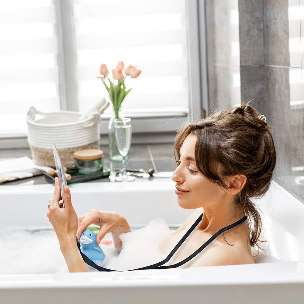 YOSH Blau und Rosa wasserdichte Handyhülle [2 Stück], 7 Zoll IPX8 Unterwasser Handyhülle, Wasserfest