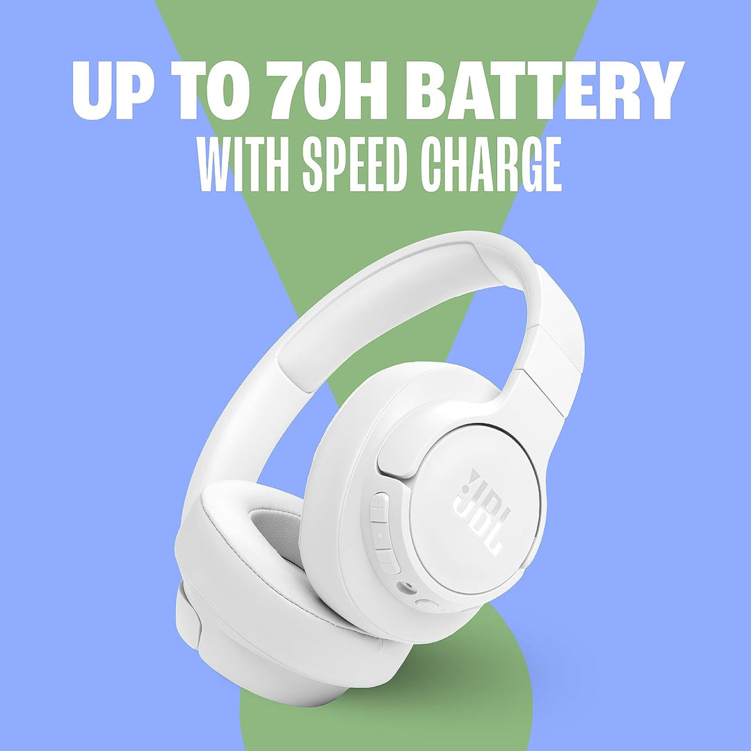 JBL Tune 770 NC – Kabellose Over-Ear-Kopfhörer mit adaptivem Noise-Cancelling und faltbarem Design –