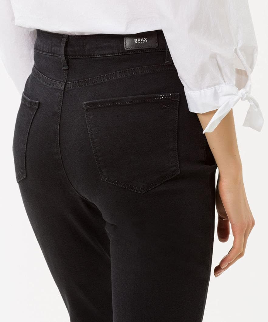 BRAX Damen Style Mary Soft Denim Stretch Jeans 26W / 30L Clean Black, 26W / 30L Clean Black