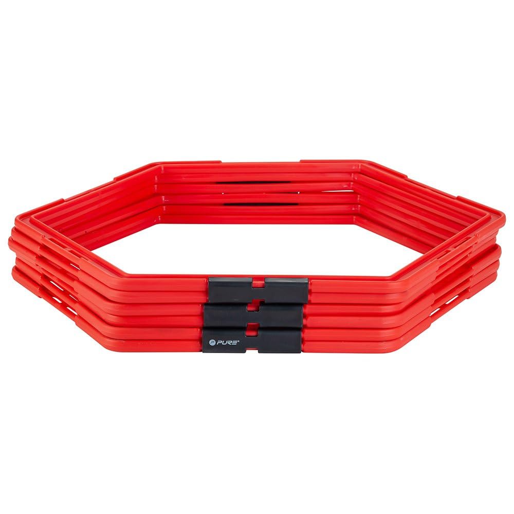 Pure2Improve - Agility Grid Trainingsnetz - Trainingsleiter, Trainingsleiter für Sporttraining, Fuss
