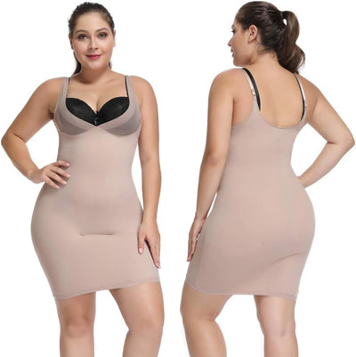Joyshaper Damen Spitzen Unterkleider Taillenmieder Miederkleider Full Slip Figurformende Miederbody