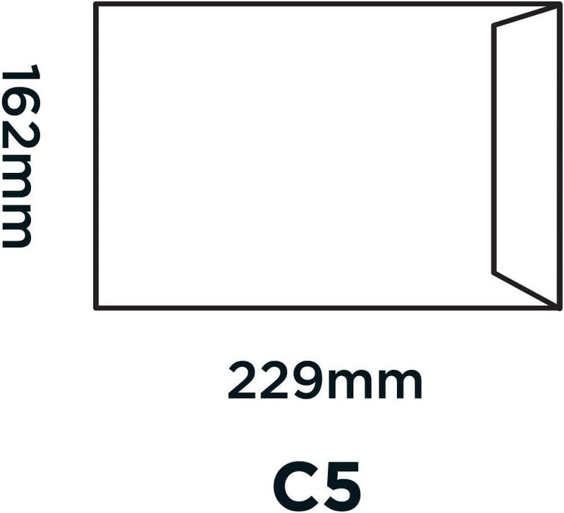 Blake Premium Office Versandtasche Haftklebung Ultra Ohne Fenster C5 229 x 162 mm, Ohne Fenster C5 2