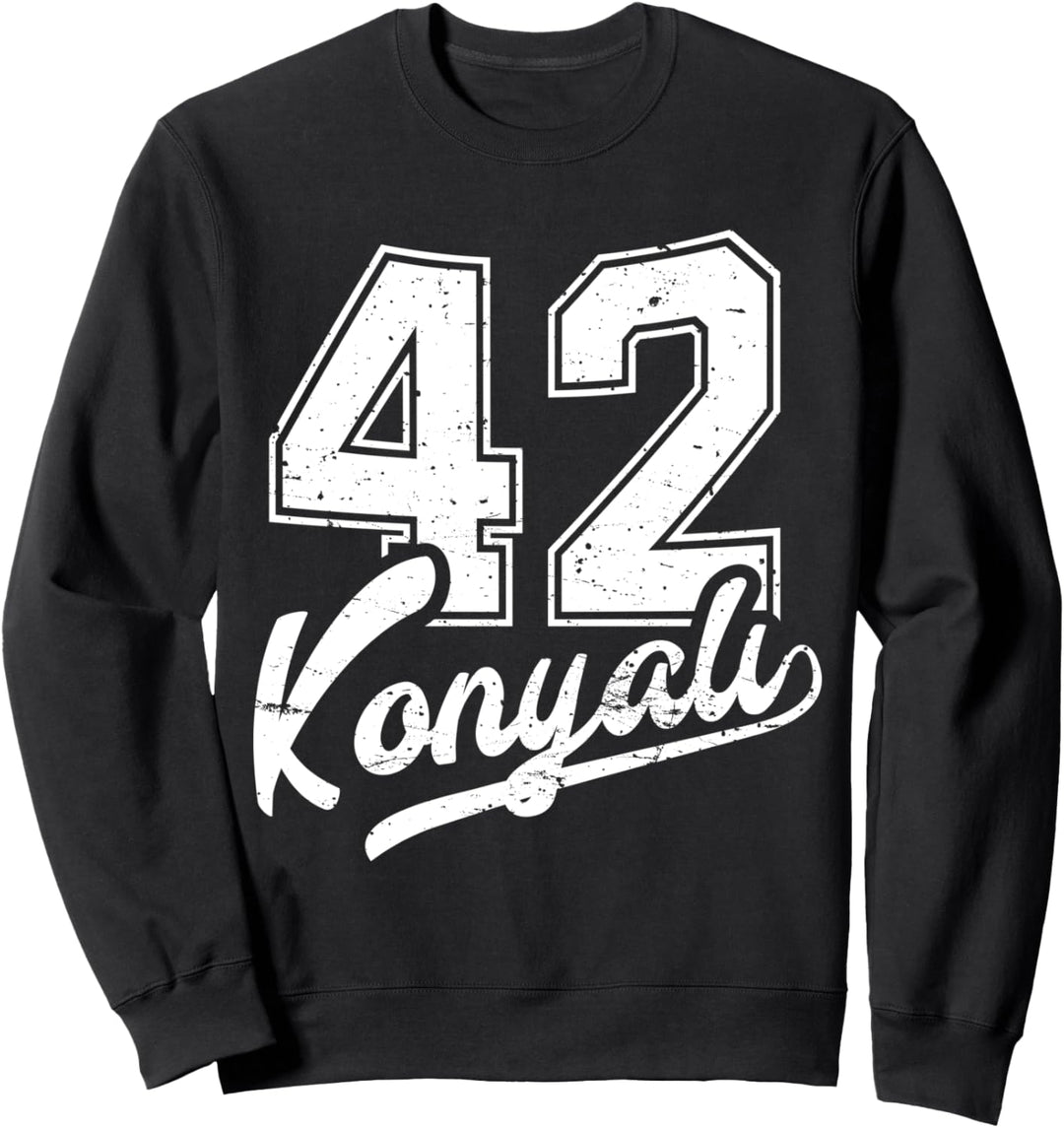 Konyali 42 Memleket Türkiye Heimat Stadt Türkei Konya Sweatshirt