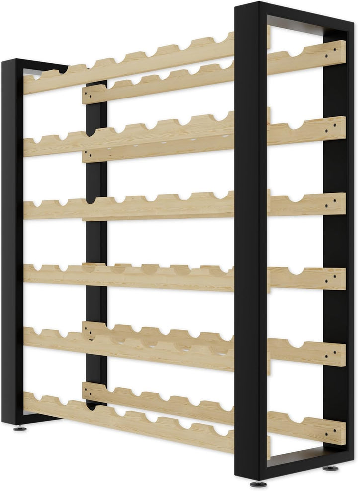 Lenmar Serie RW Weinregal aus Holz für Flaschen, LOFT, Flaschen, Wein, Flaschenregal, Kellerregal, R