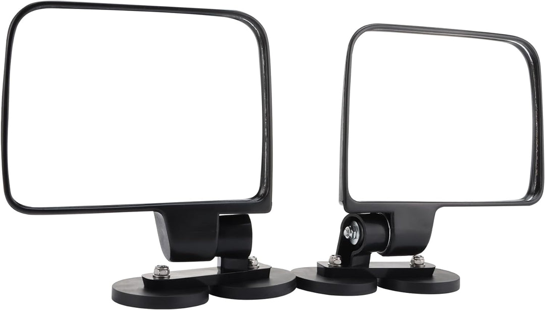 GOOFIT Magnet adsorbiert Rückspiegel Seitenspiegel einstellbar Offroad Ersatz für Gator Rhino YXZ RZ