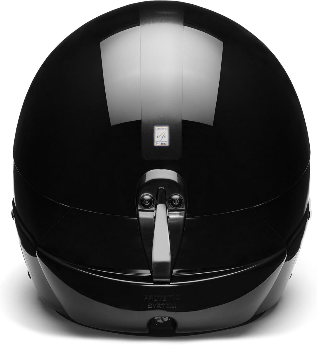 Briko Unisex-Erwachsene Vulcano FIS 6.8 EPP Helm, Shiny Matt Black, 54