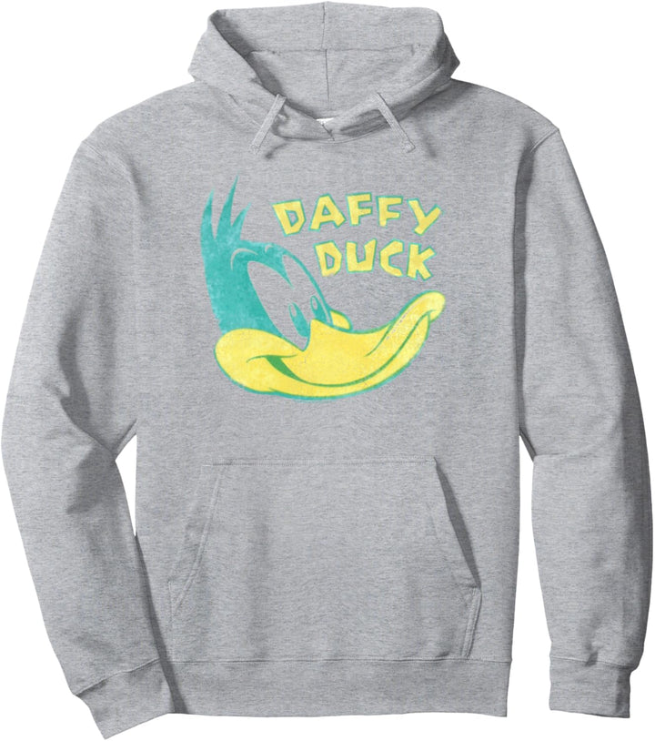 Looney Tunes Daffy Head Pullover Hoodie