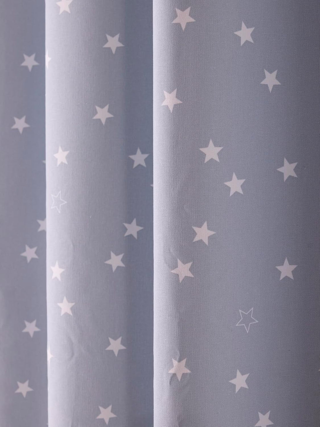 Vertbaudet Vorhang, blickdicht, Sterne, Baumwolle, blau, 135X260 138 Blau, 138 Blau