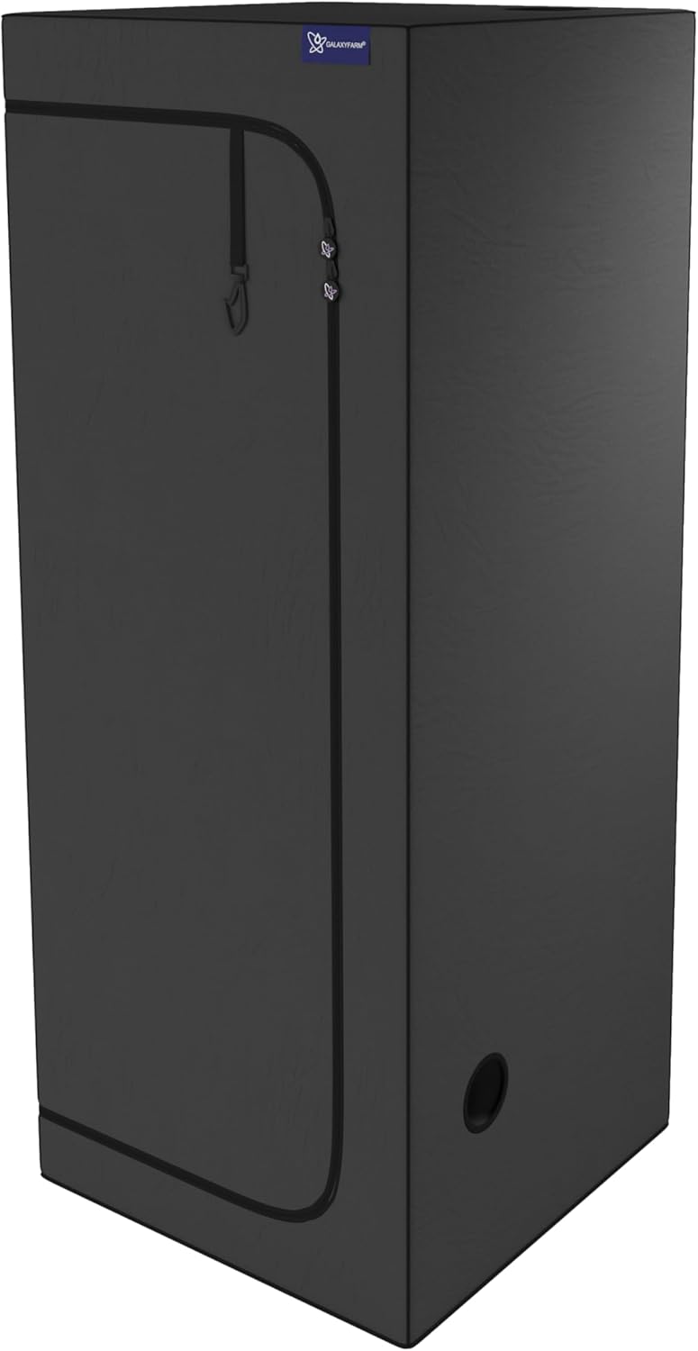 GALAXYFARM - Growzelt Galaxyfarm Luna Lite, Grow Box mit Lüftungsöffnungen, für den Innenanbau - Gro