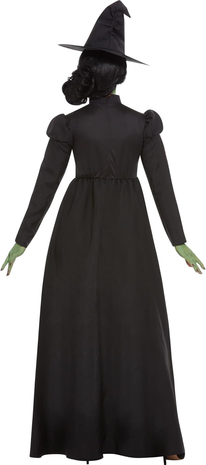 Smiffys Wicked Witch Costume, Black X-Small (UK 4-6) Schwarz, X-Small (UK 4-6) Schwarz