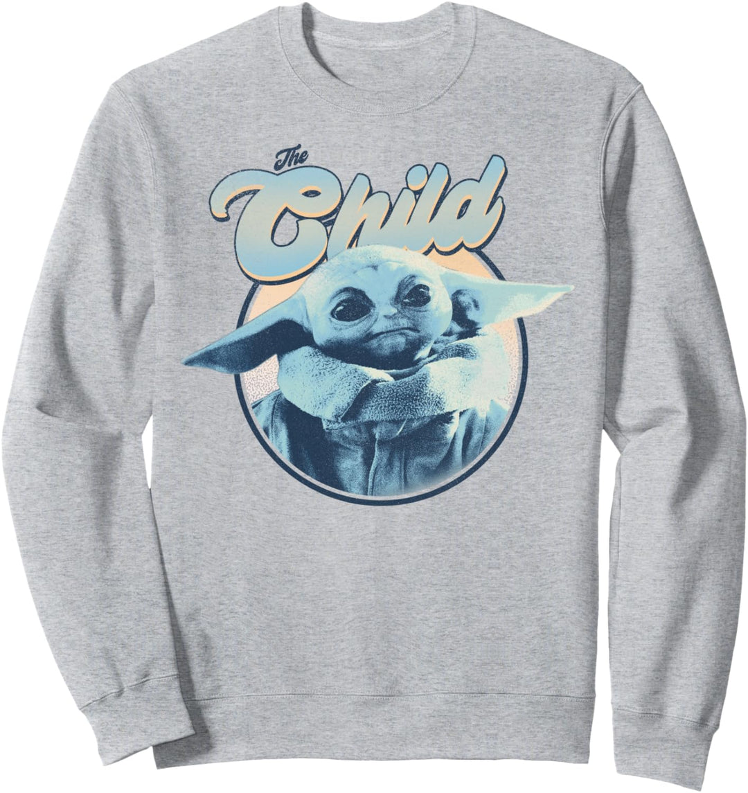 Star Wars Mandalorian The Child Retro Circle Sweatshirt