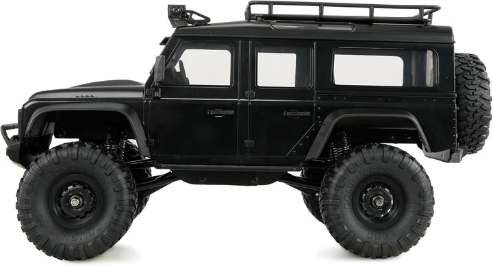 Amewi AMXRock Mini-D90 Scale Crawler 4WD 1:16 RTR schwarz inkl. Fernsteuerung, Akku, Ladekabel