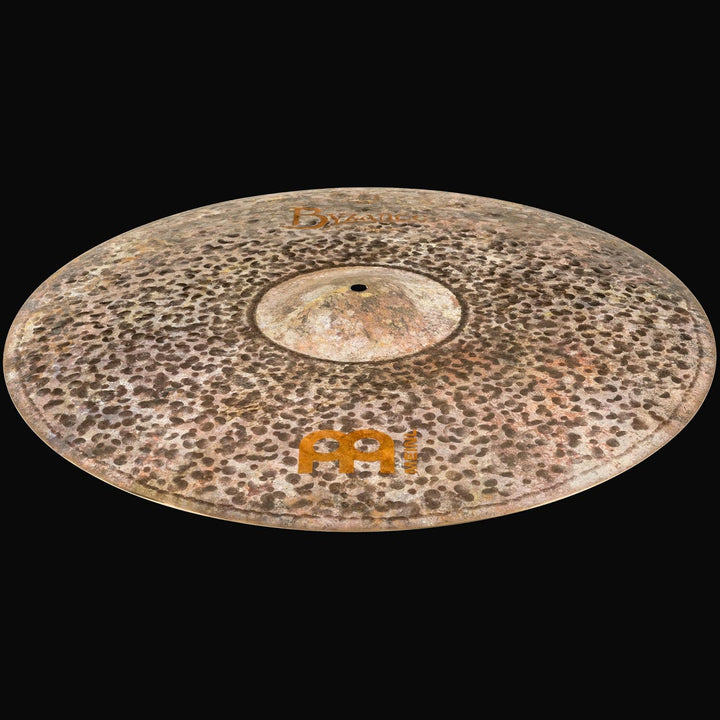 Meinl Cymbals Byzance Extra Dry Ride Thin 22 Zoll (Video) Schlagzeug Becken (55,88cm) B20 Bronze, Na