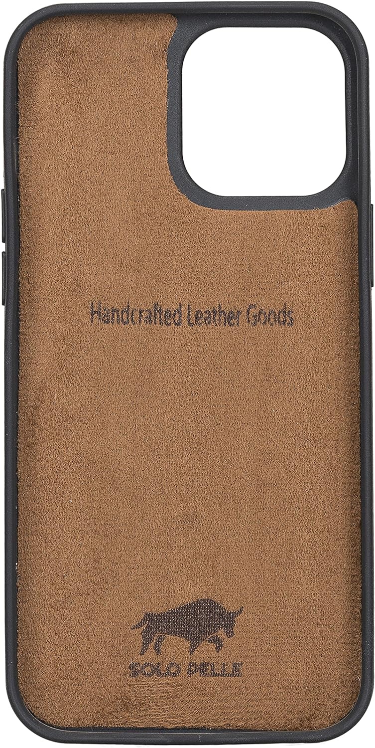 Solo Pelle Lederhülle für das iPhone 13 Pro Max in 6.7 Zoll Stanford Case Leder Hülle Ledertasche Ba