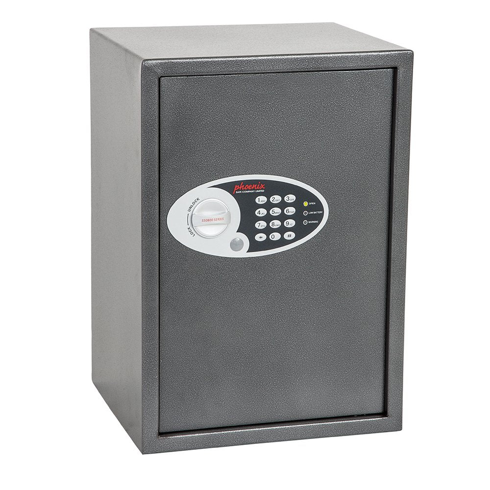Phoenix SS0804E Vela Home & Office Safe Möbeltresor Kompaktsafe mit Elektronikschloss, HxBxT: 50 x 3