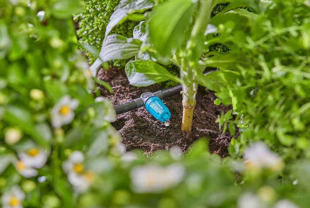 Gardena Micro-Drip-System regulierbarer Reihentropfer 0 bis 15 l/h: Tropfer für Bewässerungssysteme,