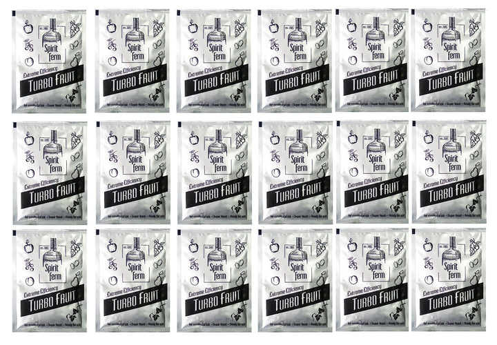 18 x Turbohefe für früchte maische - Turbo Fruit 40g, Hefe für die Fruchtgärung, Turbo Hefe, Wodkahe